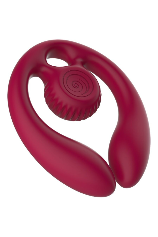 SNAIL VIBE - GIZI DUO STIMOLATORE DI COPPIA TELECOMANDO BORDEAUX