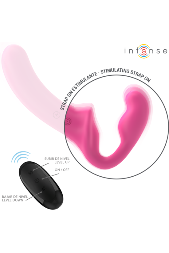 INTENSE - AMY DOPPIO VIBRATORE 20 CM ROSA TELECOMANDO