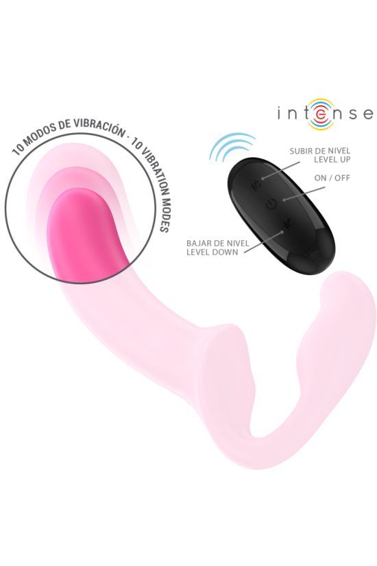 INTENSE - AMY DOPPIO VIBRATORE 20 CM ROSA TELECOMANDO