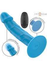 INTENSE - PHOEBE VIBRATORE REALISTICO 10 VIBRAZIONI TELECOMANDO BLU