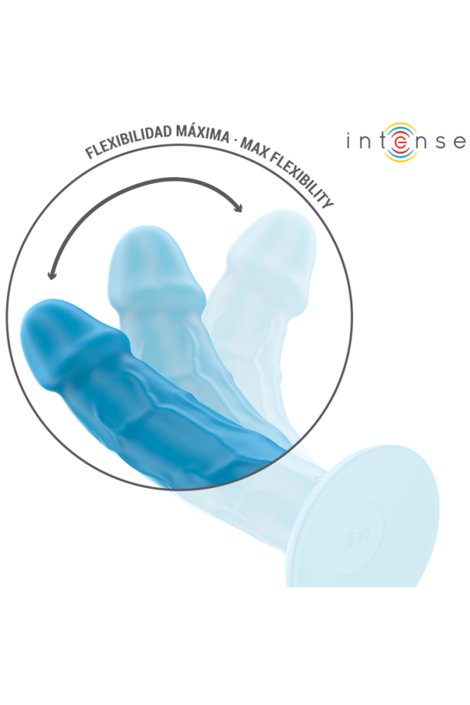 INTENSE - PHOEBE VIBRATORE REALISTICO 10 VIBRAZIONI TELECOMANDO BLU