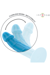 INTENSE - PHOEBE VIBRATORE REALISTICO 10 VIBRAZIONI TELECOMANDO BLU