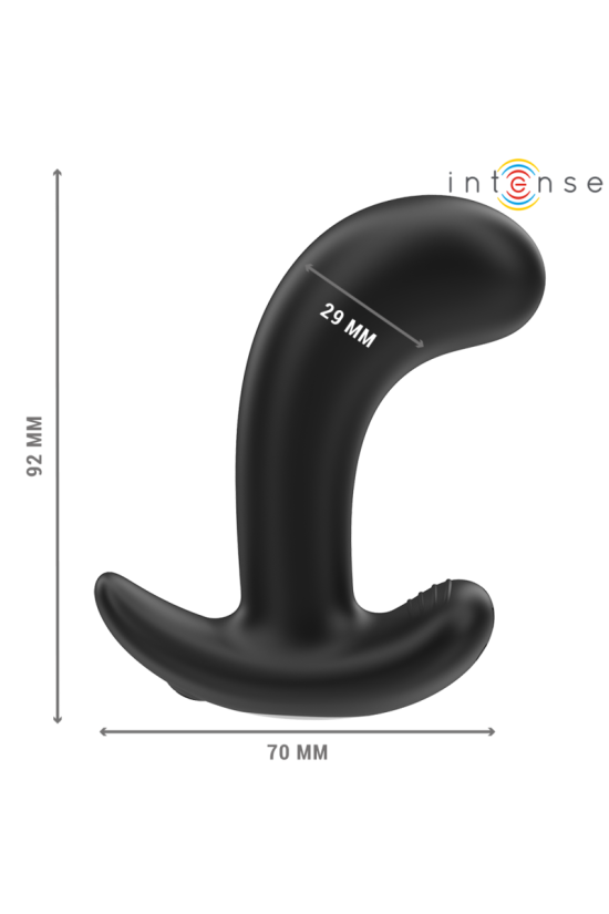 INTENSE - CHANDLER ANAL PLUG 10 VIBRAZIONI NERO TELECOMANDO