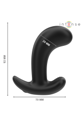 INTENSE - CHANDLER ANAL PLUG 10 VIBRAZIONI NERO TELECOMANDO