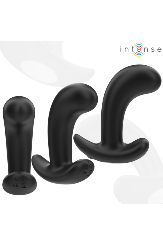 INTENSE - CHANDLER ANAL PLUG 10 VIBRAZIONI NERO TELECOMANDO
