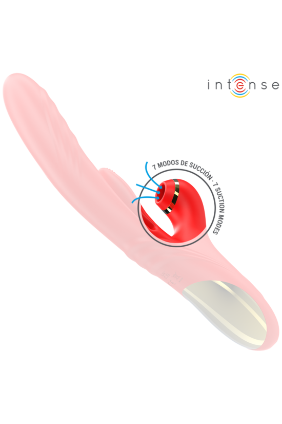 INTENSE - KAROL VIBRATORE MULTIFUNZIONE SPINTA E STIMOLAZIONE E ONDE STIMOLANTI ROSSO