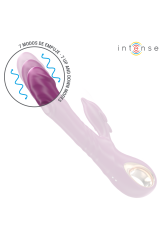 INTENSE - VIBRATORE MULTIFUNZIONE HALLE CON LINGUA STIMOLANTE A DELFINO VIOLA