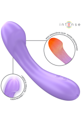 INTENSE - VIBRATORE BECKY 19 CM RISCALDABILE 7 VIBRAZIONI VIOLA