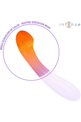 INTENSE - VIBRATORE BECKY 19 CM RISCALDABILE 7 VIBRAZIONI VIOLA