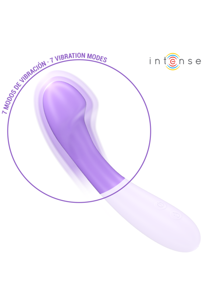 INTENSE - VIBRATORE BECKY 19 CM RISCALDABILE 7 VIBRAZIONI VIOLA