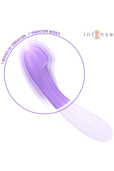 INTENSE - VIBRATORE BECKY 19 CM RISCALDABILE 7 VIBRAZIONI VIOLA