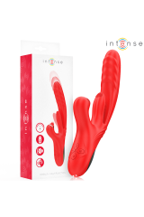 INTENSE - VIBRATORE MULTIFUNZIONE ROSALIA 3 IN 1 ROSSO