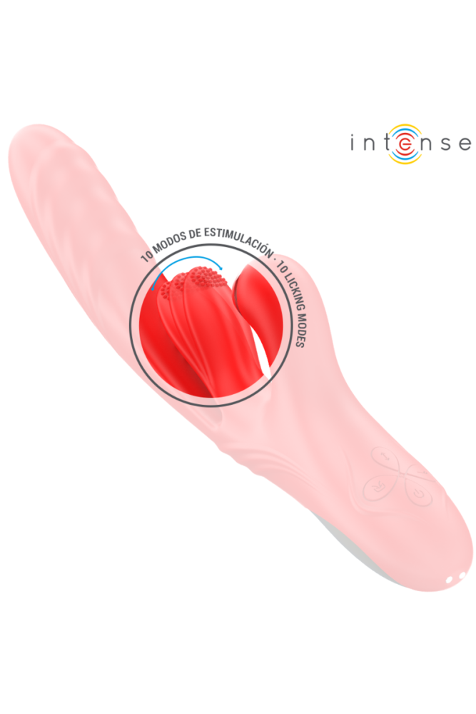 INTENSE - VIBRATORE MULTIFUNZIONE ROSALIA 3 IN 1 ROSSO