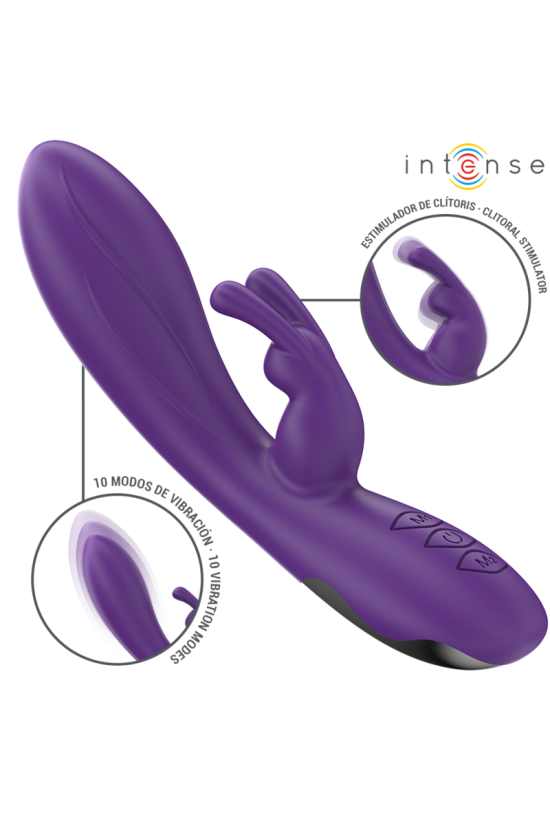 INTENSE - VIBRATORE RANDALL RABBIT 10 VIBRAZIONI VIOLA