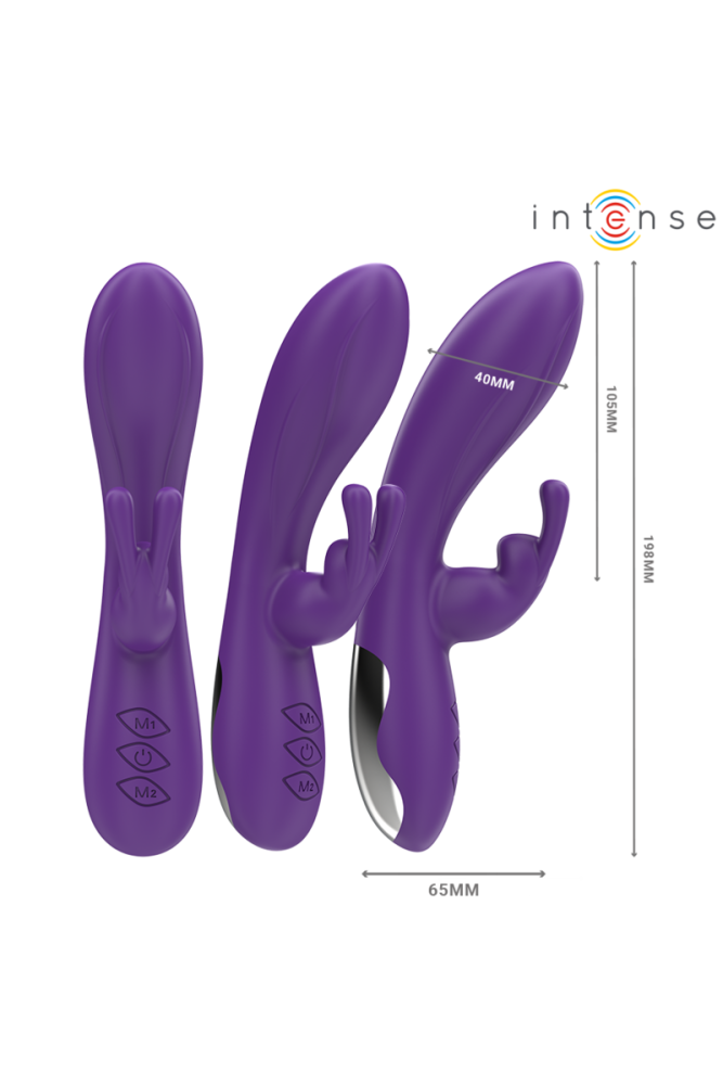 INTENSE - VIBRATORE RANDALL RABBIT 10 VIBRAZIONI VIOLA