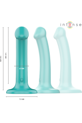 INTENSE - KATIE VIBRATORE CON VENTOSA 10 VIBRAZIONI TELECOMANDO BLU