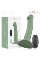 INTENSE - VIBRATORE BECCA CON VENTOSA 10 VIBRAZIONI TELECOMANDO VERDE