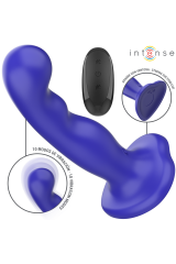 INTENSE - VIBRATORE SHORTY CON VENTOSA TELECOMANDO BLU