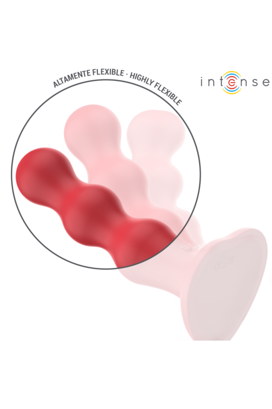 INTENSE - CODY VIBRATORE CON VENTOSA TELECOMANDO ROSSO