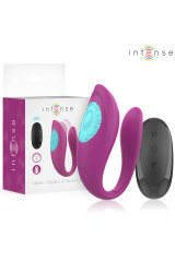 INTENSE - ANNIE VIBRATORE E STIMOLATORE A FORMA DI U TELECOMANDO VIOLA