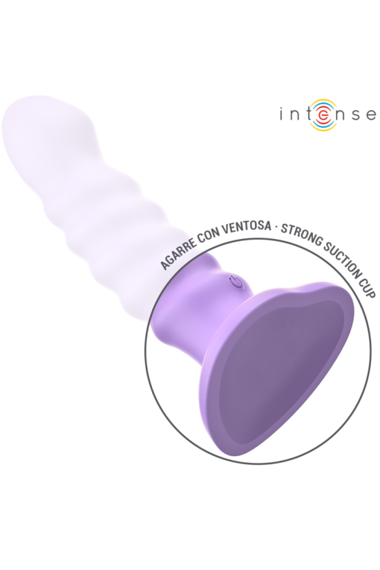 INTENSE - BRENDA VIBRATORE TAGLIA M DESIGN A SPIRALE 10 VIBRAZIONI TELECOMANDO VIOLA