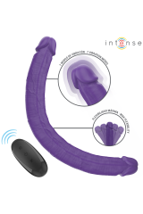 INTENSE - GUNTER DILDO DOPPIO VIBRATORE 40 CM VIOLA TELECOMANDO