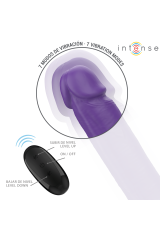INTENSE - GUNTER DILDO DOPPIO VIBRATORE 40 CM VIOLA TELECOMANDO