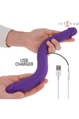 INTENSE - GUNTER DILDO DOPPIO VIBRATORE 40 CM VIOLA TELECOMANDO