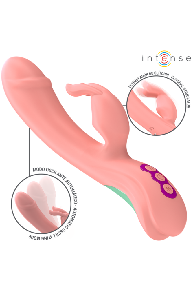 INTENSE - RACHEL RABBIT VIBRATOR 5 VIBRAZIONI ROSA