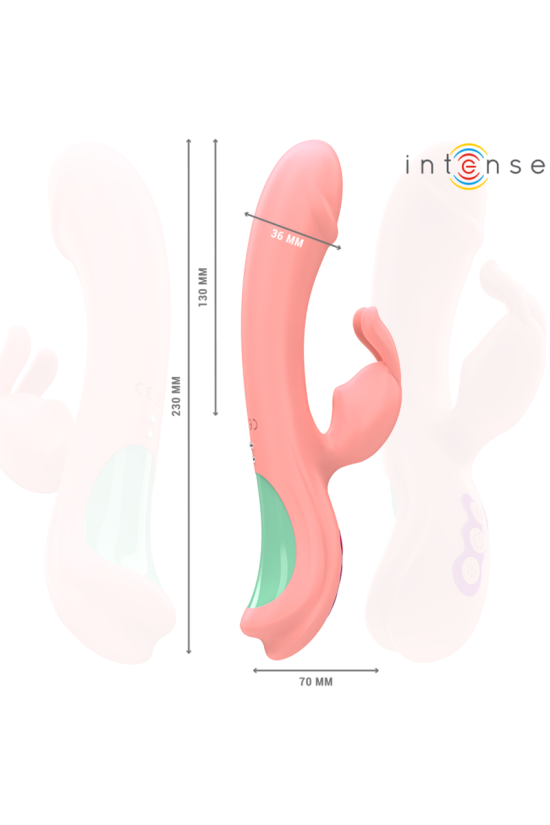 INTENSE - RACHEL RABBIT VIBRATOR 5 VIBRAZIONI ROSA