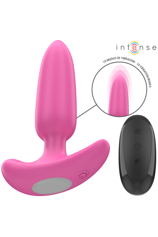 INTENSE - ROSS ANAL PLUG 10 VIBRAZIONI ROSA TELECOMANDO