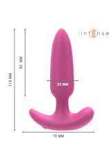 INTENSE - ROSS ANAL PLUG 10 VIBRAZIONI ROSA TELECOMANDO