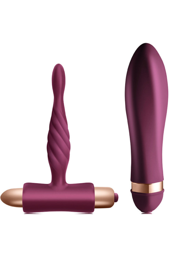 CLIMAXIMUM - KIT SFIDA VIBRATORE TWISTED + PLUG ANALE PER PRINCIPIANTI