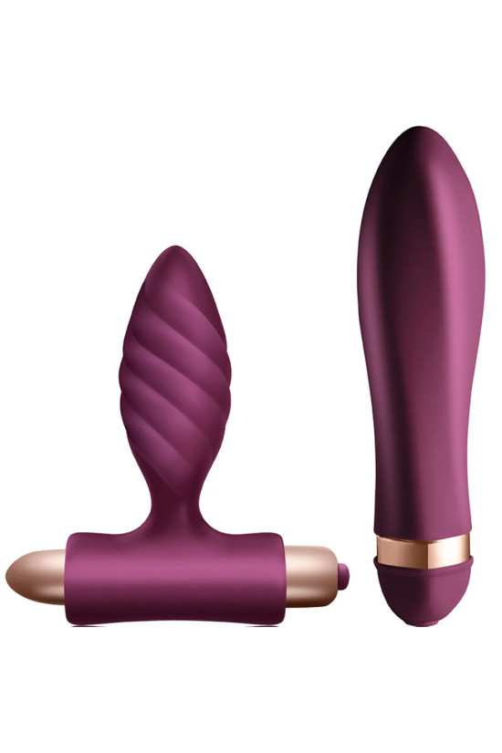 CLIMAXIMUM - DESIRE KIT VIBRATORE TWISTED + PLUG ANALE