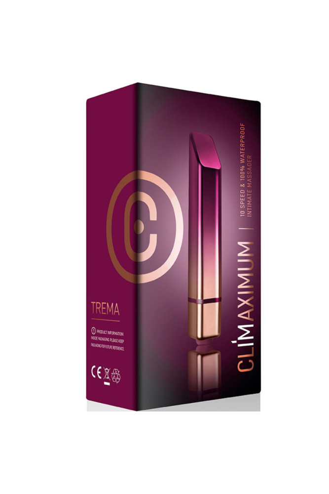 CLIMAXIMUM - VIBRATORE A PROIETTILE CON ROSSETTO TREMA