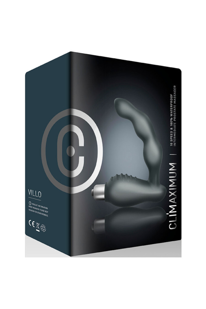 CLIMAXIMUM - VIBRATORE PROSTATICO A GRADINI VILLO