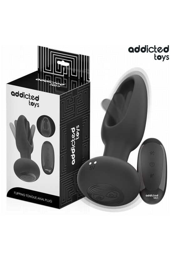 ADDICTED TOYS - PLUG ANALE CON LINGUA VIBRANTE E TELECOMANDO