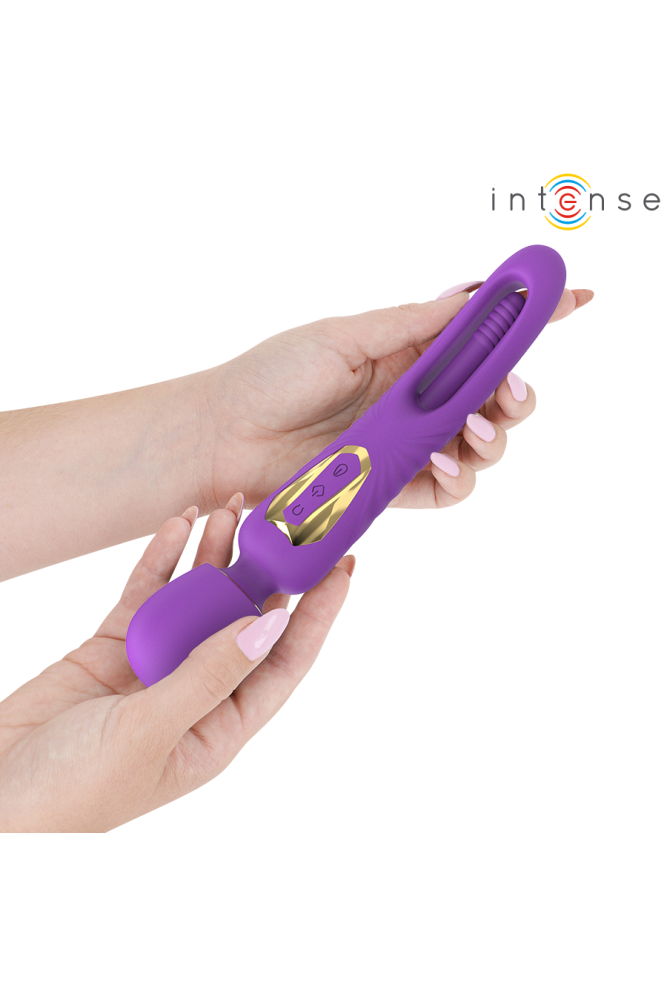 INTENSE - BACCHETTA VIBRANTE CHRISTY CON LINGUA MOBILE