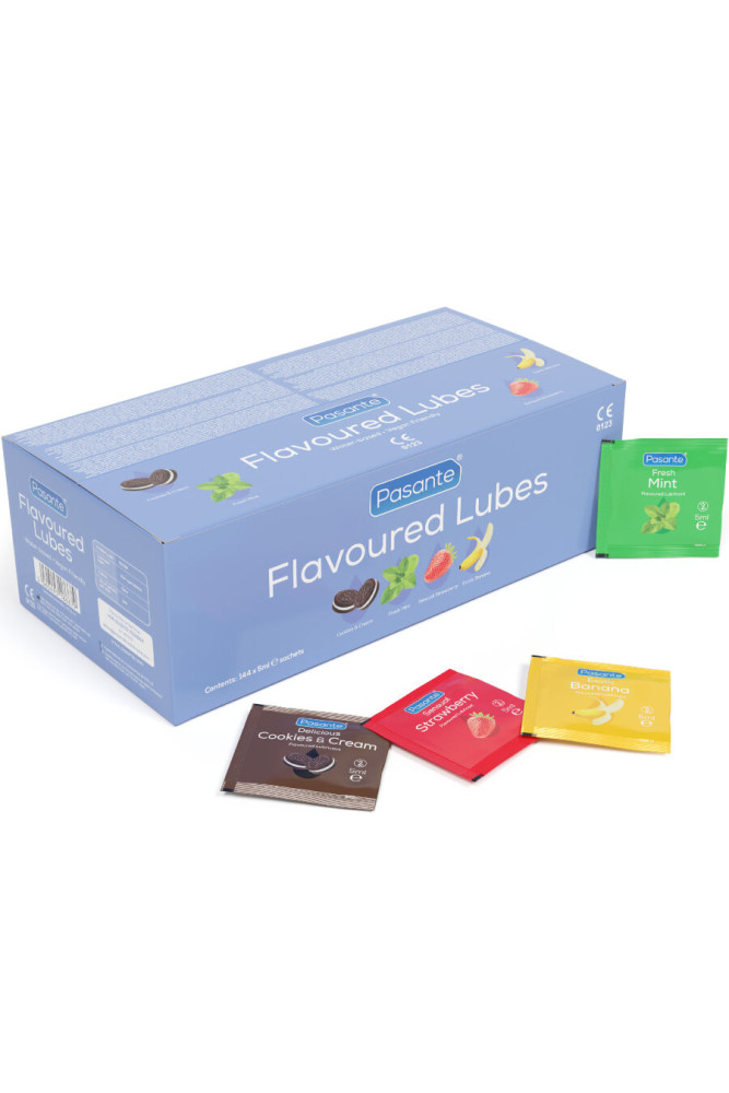 PASANTE - LUBRIFICANTI AROMATIZZATI SCATOLA 144 UNITÀ 5 ML