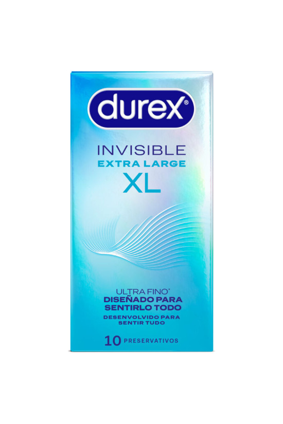 DUREX - PRESERVATIVI INVISIBILI XL 10 UNITÀ