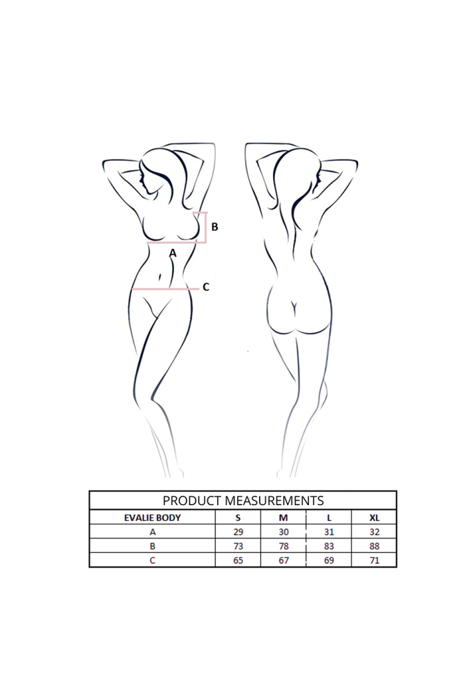 PASSION - EVALIE BODY ROSSO S/M