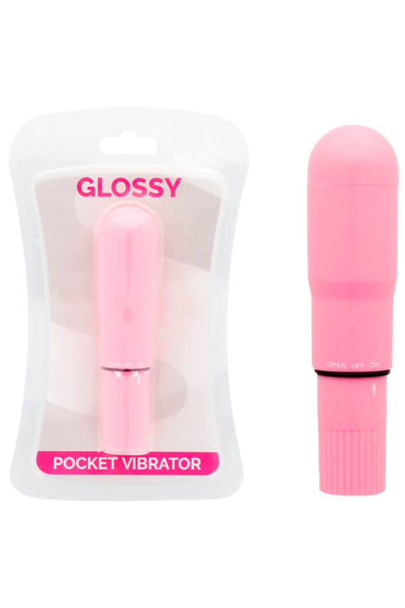 GLOSSY - VIBRATORE TASCABILE ROSA