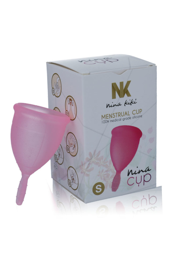 NINA KIKÍ - COPPA MESTRUALE ROSA - TAGLIA S