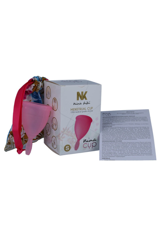 NINA KIKÍ - COPPA MESTRUALE ROSA - TAGLIA S