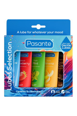 PASANTE - CONFEZIONE LUBRIFICANTI AROMI ASSORTITI 5 UNITÀ X 15 ML