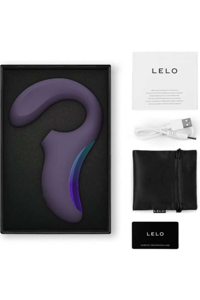 LELO - ENIGMA WAVE MASSAGGIATORE A TRIPLA VIBRAZIONE CYBER PURPLE