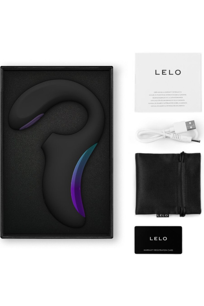 LELO - ENIGMA DOUBLE SONIC VIBRATOR POINT G NERO