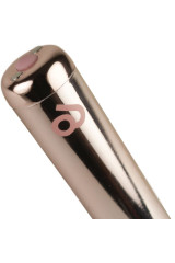 ROCKS-OFF - PROIETTILE VIBRANTE RICARICABILE ROSA DORATA