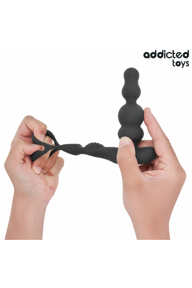 ADDICTED TOYS - MASSAGGIATORE PROSTATICO ROTANTE CON TELECOMANDO