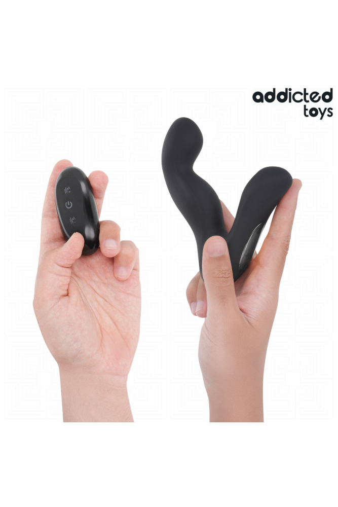 ADDICTED TOYS - MASSAGGIATORE PROSTATICO OSCILLANTE CON TELECOMANDO IN MODALITÀ PULSAZIONE